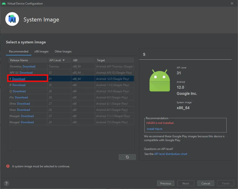 Create an Intune enrolled Test Device with Android Studio -  